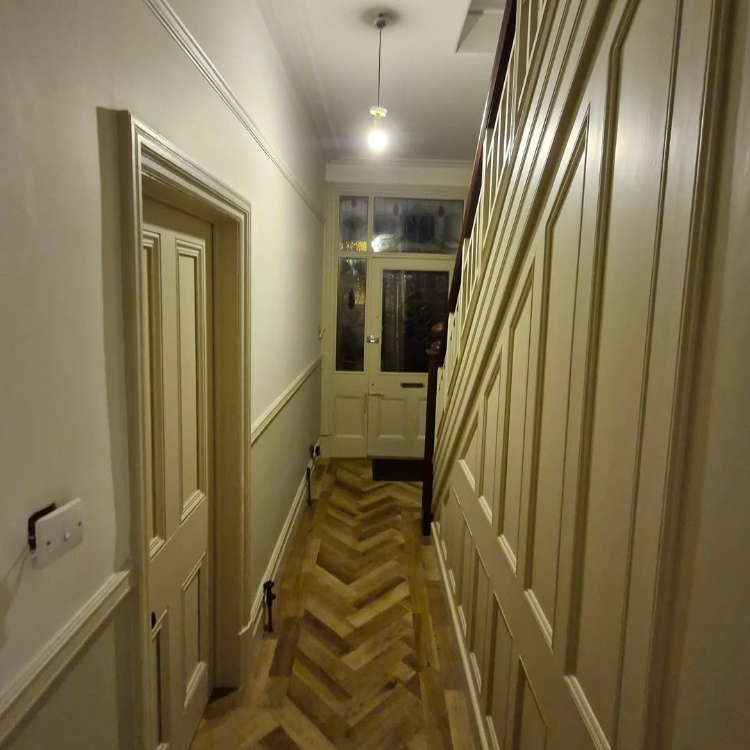 Hallway panelling